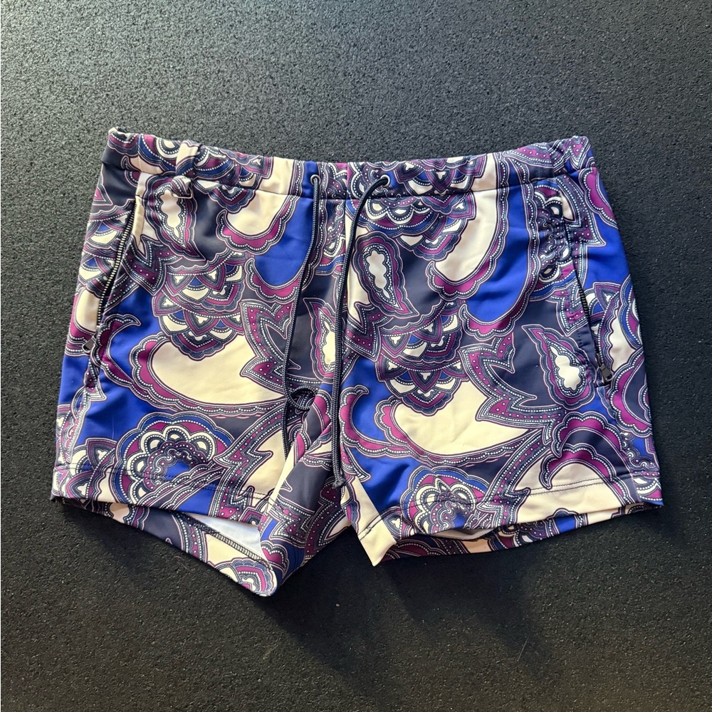 Mr Turk Patterned Swim Trunks